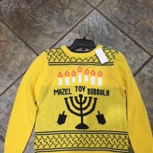 4 for $30 sale! YM Mazel Tov Chanukah Sweater  NWT